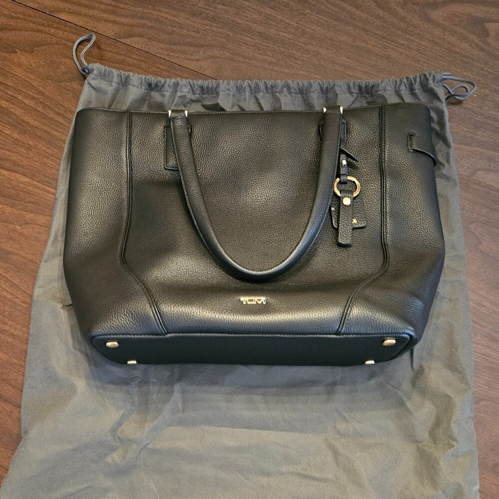 Tumi Black Handbag